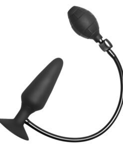 Inflatable Silicone Suction Cup Butt Plug