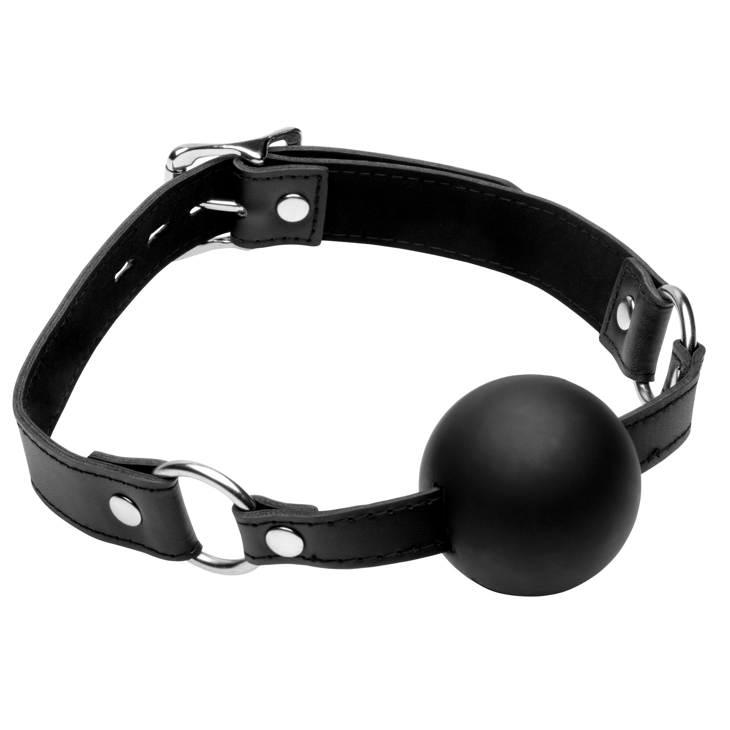 XL 2 Inch Silicone Ball Gag - Image 4