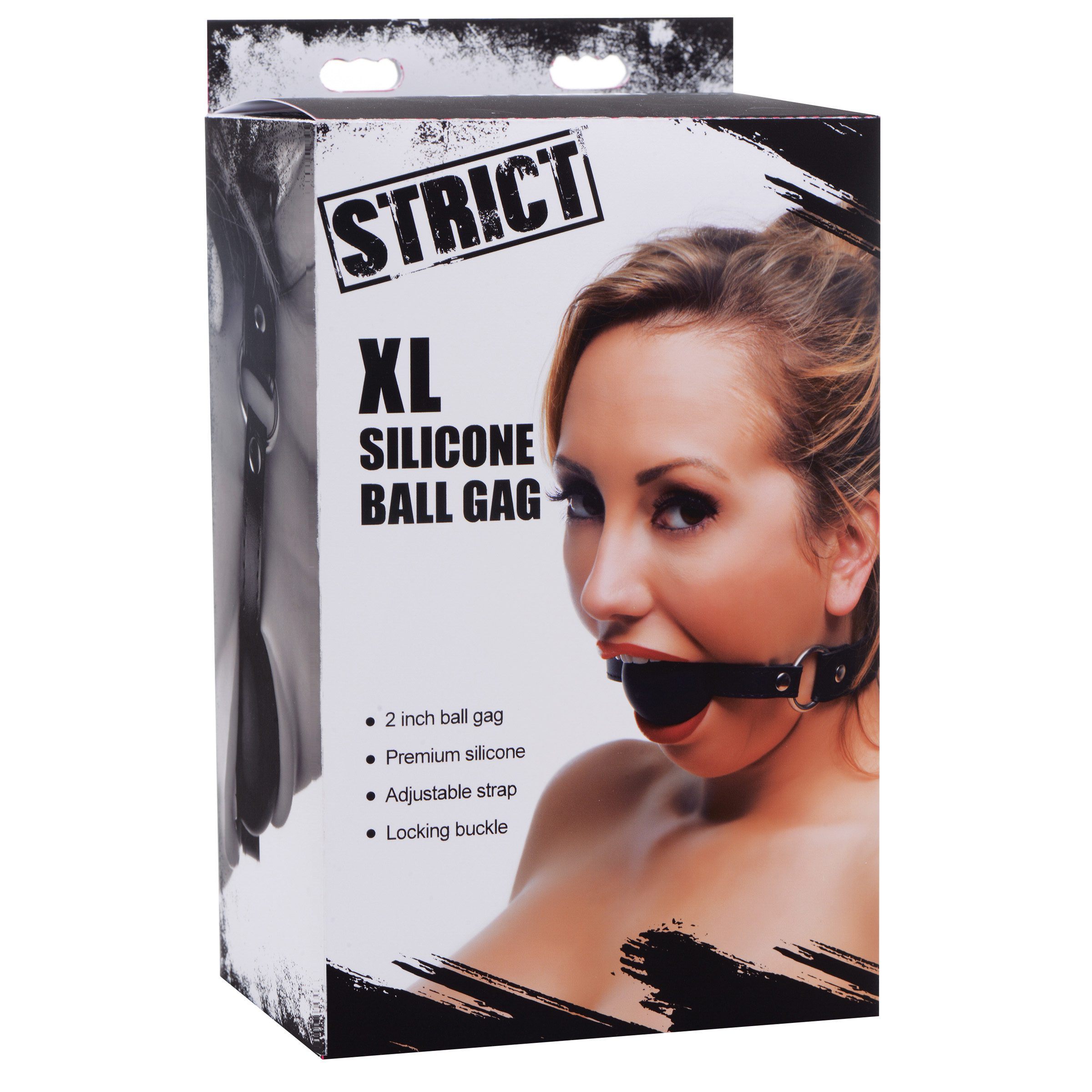 XL 2 Inch Silicone Ball Gag - Image 5