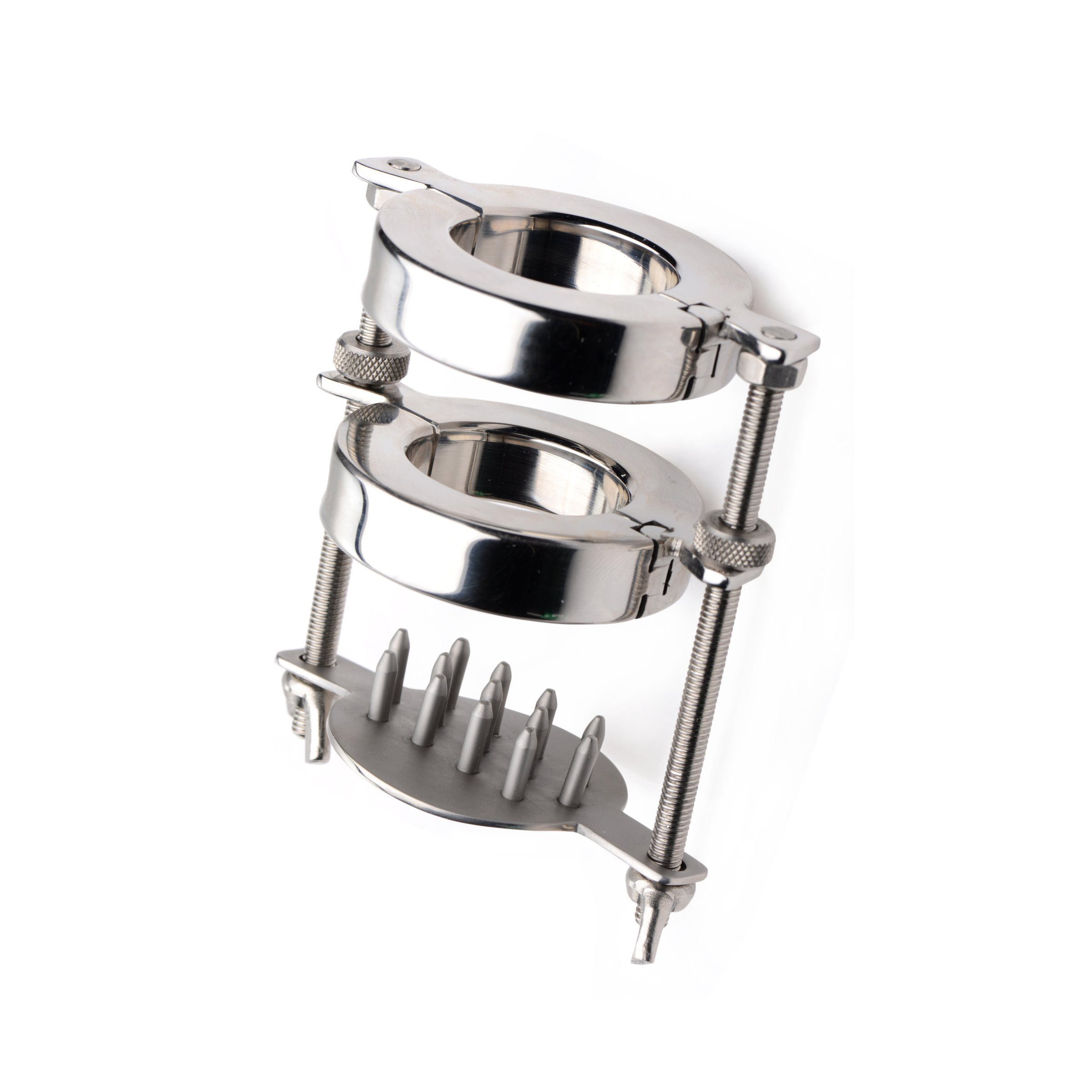 Stainless Steel Spiked CBT Ball Stretcher and Crusher - Image 3