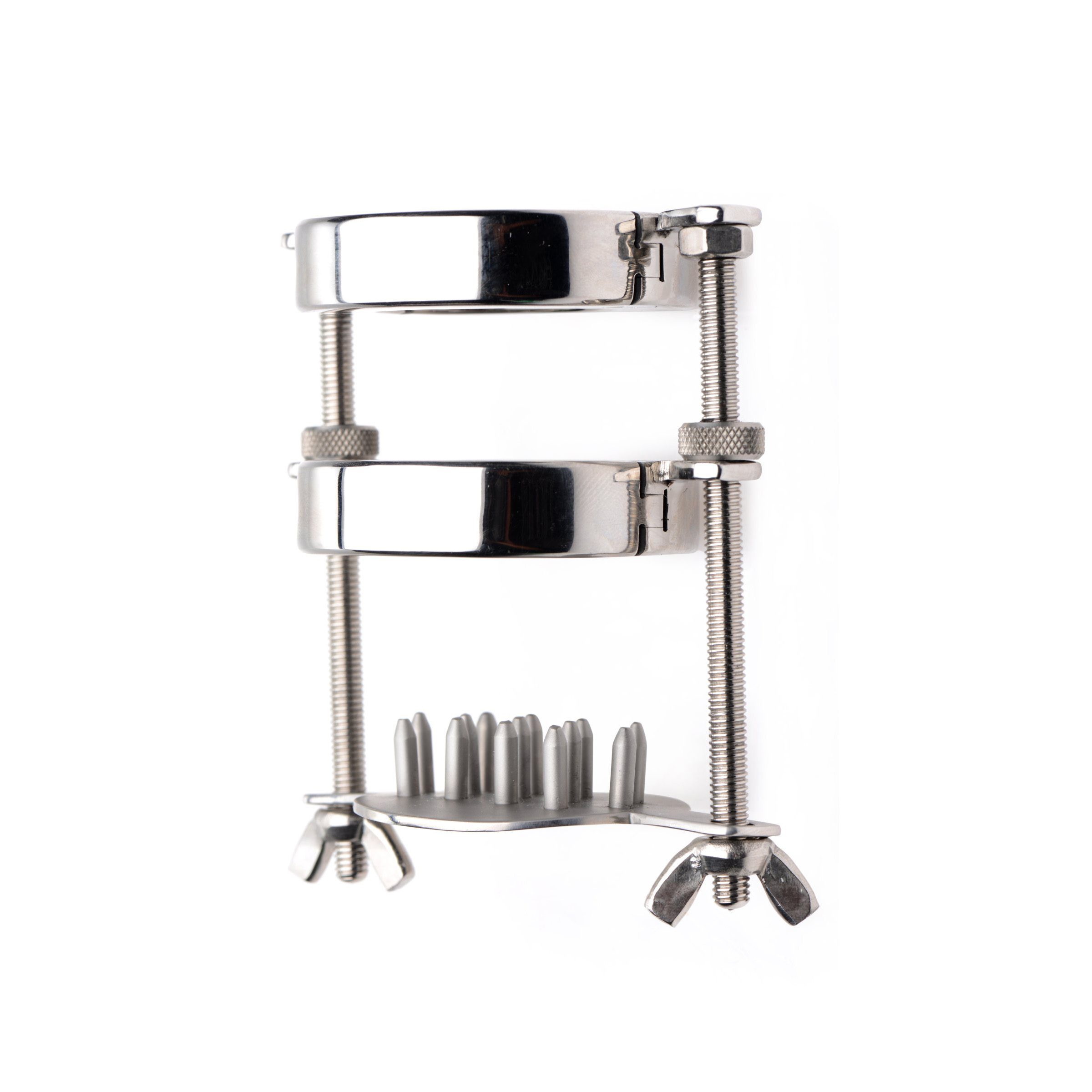 Stainless Steel Spiked CBT Ball Stretcher and Crusher - Image 2