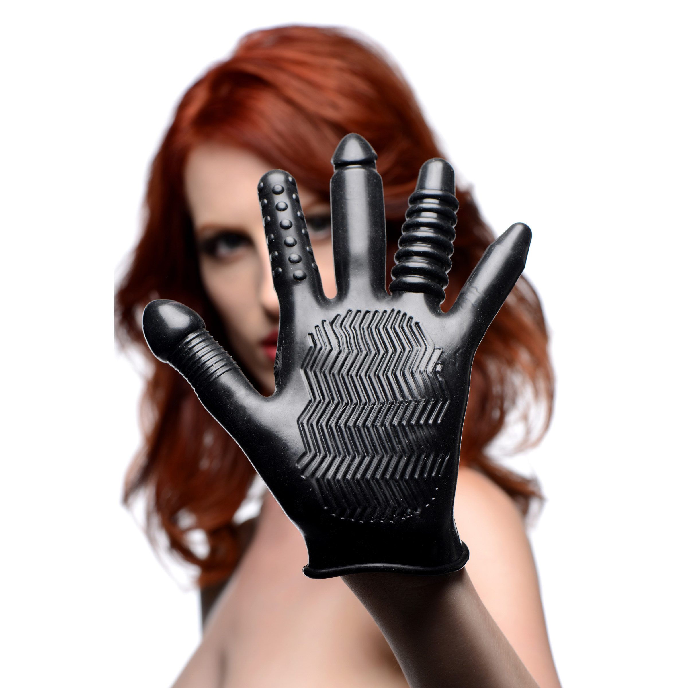 Pleasure Poker Textured Glove - Image 2