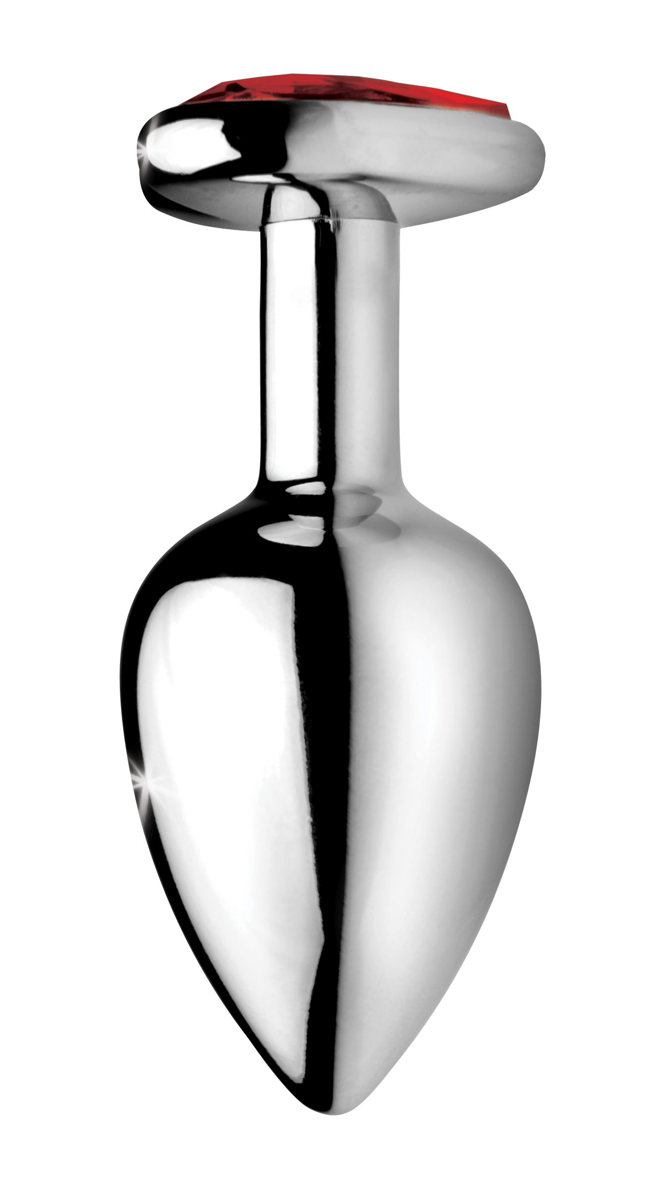 Red Heart Gem Anal Plug- Medium - Image 2