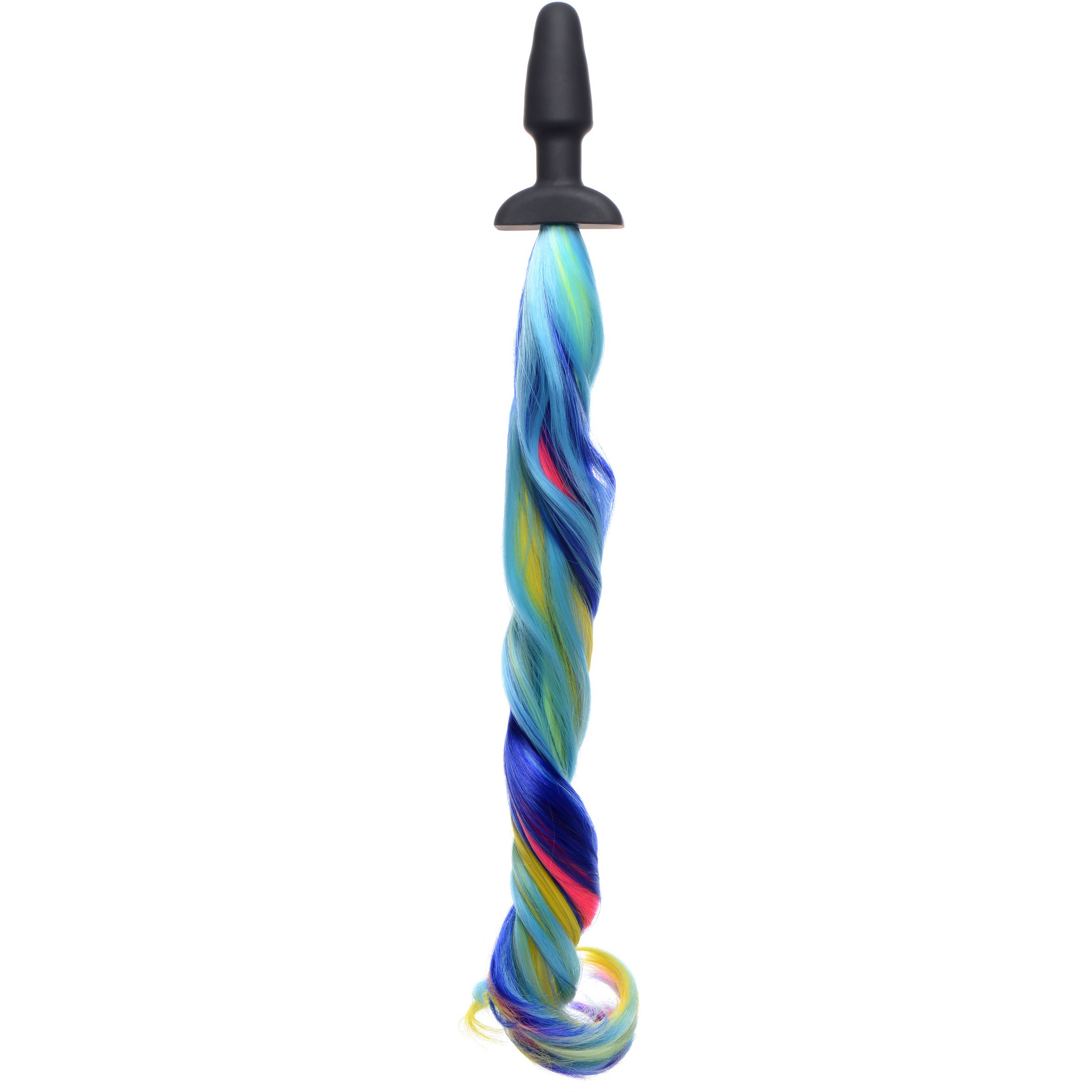 Rainbow Pony Tail Anal Plug - Image 2