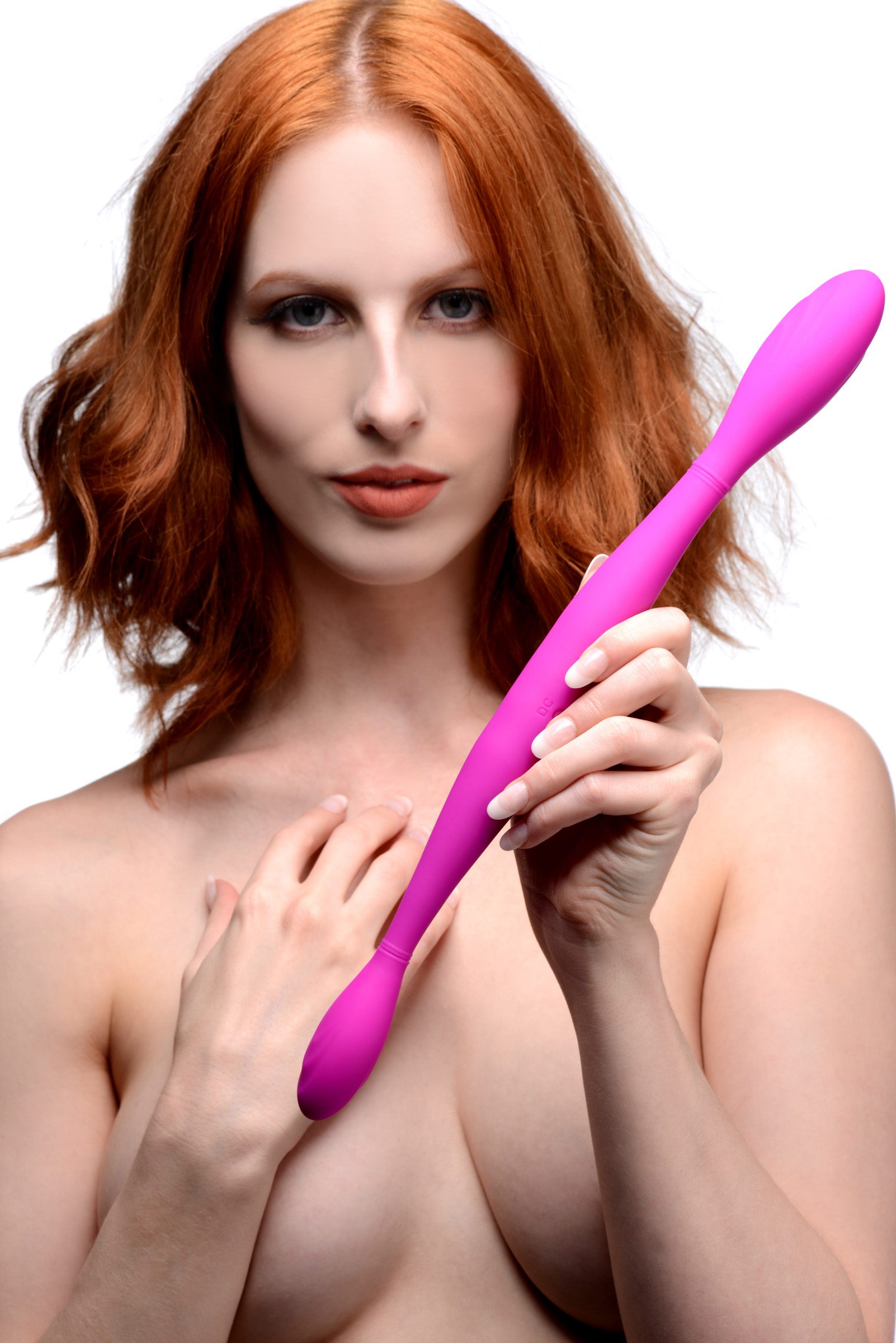 Double Thump 7x Rechargeable Silicone Double Dildo - Image 2