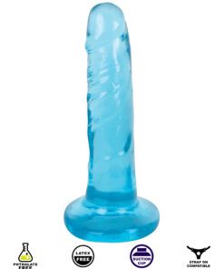 6 Inch Slim Stick Berry Ice Dildo