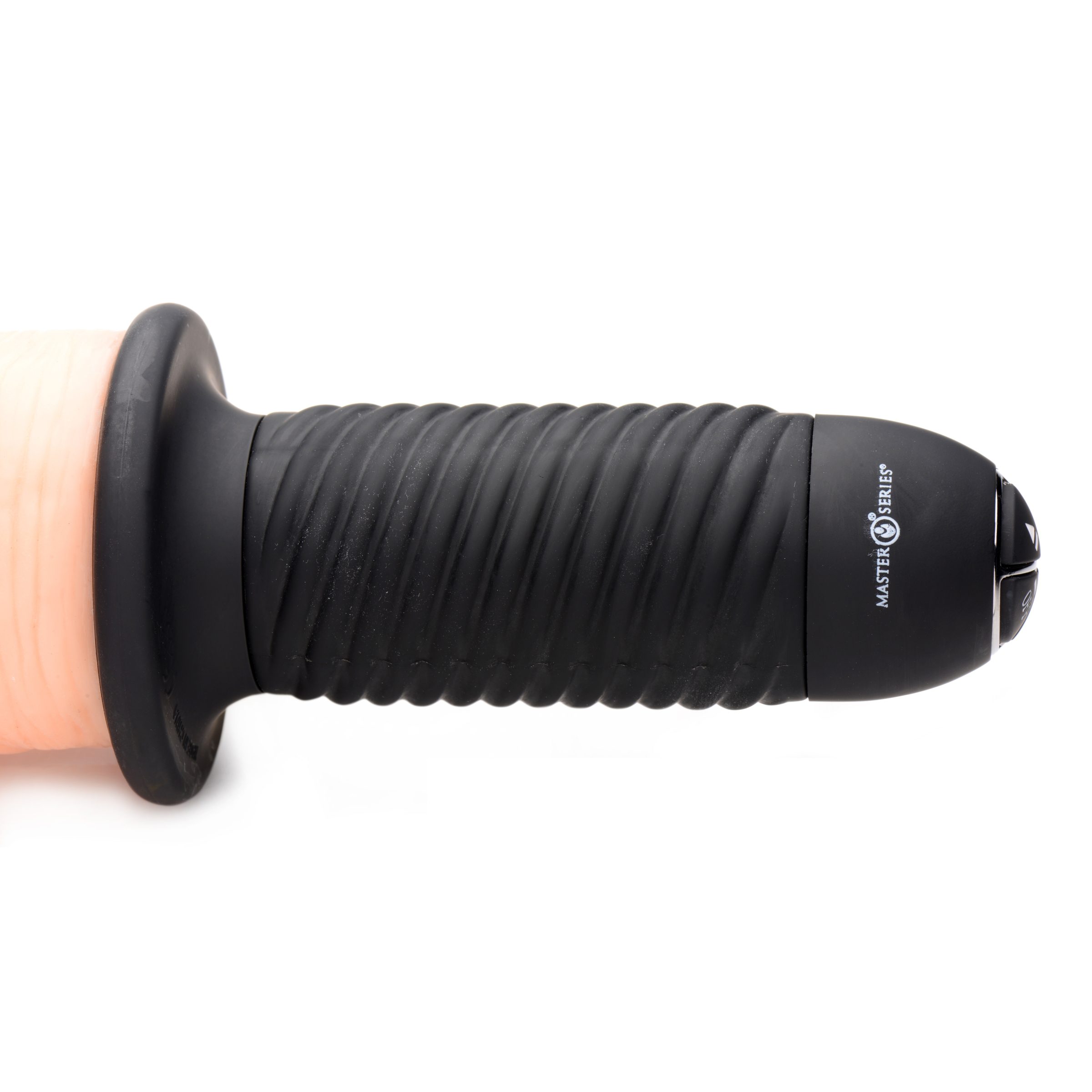 Onslaught 13 Mode XXL Vibrating Giant Dildo Thruster - Flesh - Image 3