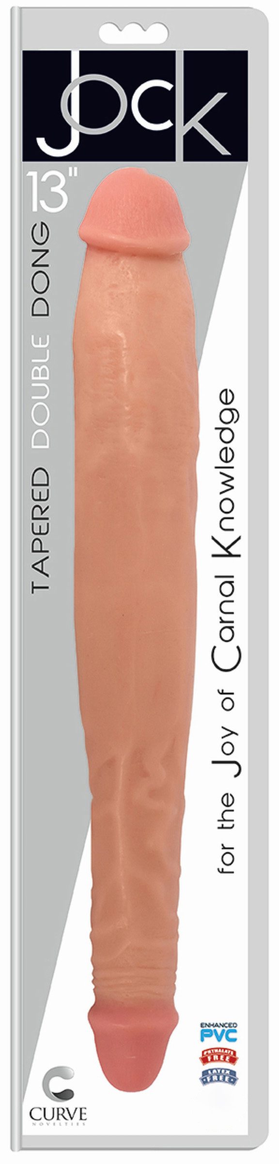 JOCK 13 Inch Tapered Double Dong Flesh - Image 6