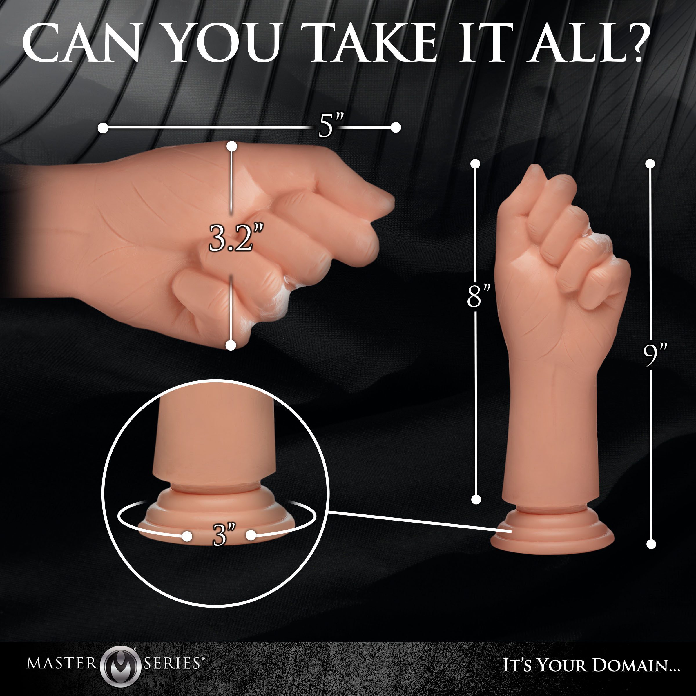 Knuckles Small Clenched Fist Dildo - Image 4