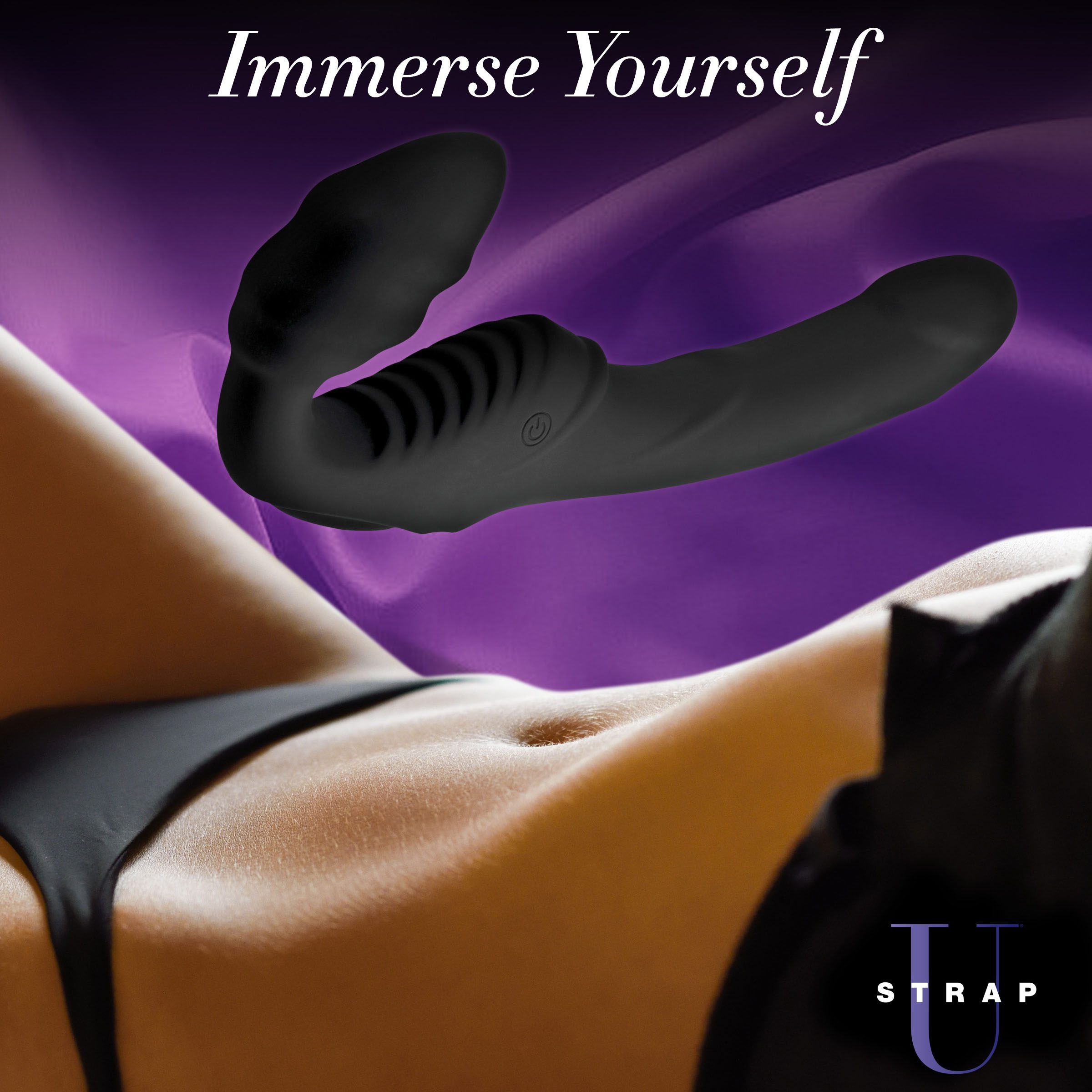 Pro Rider 9X Vibrating Silicone Strapless Strap On with Remote Control - Image 3