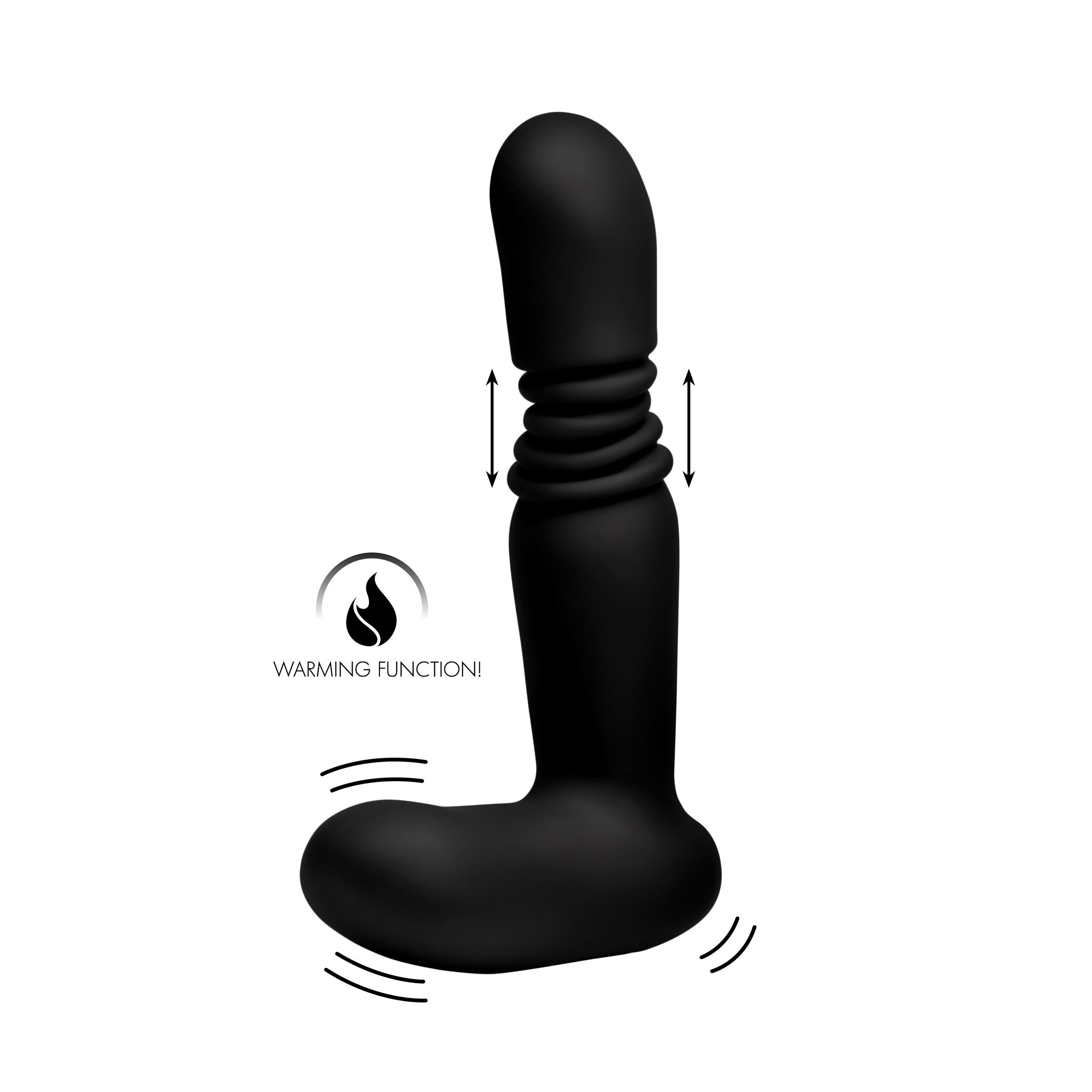 Silicone Thrusting Anal Plug With Remote Control - Image 2