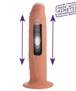 Kinetic Thumping 7X Remote Control Dildo - Large