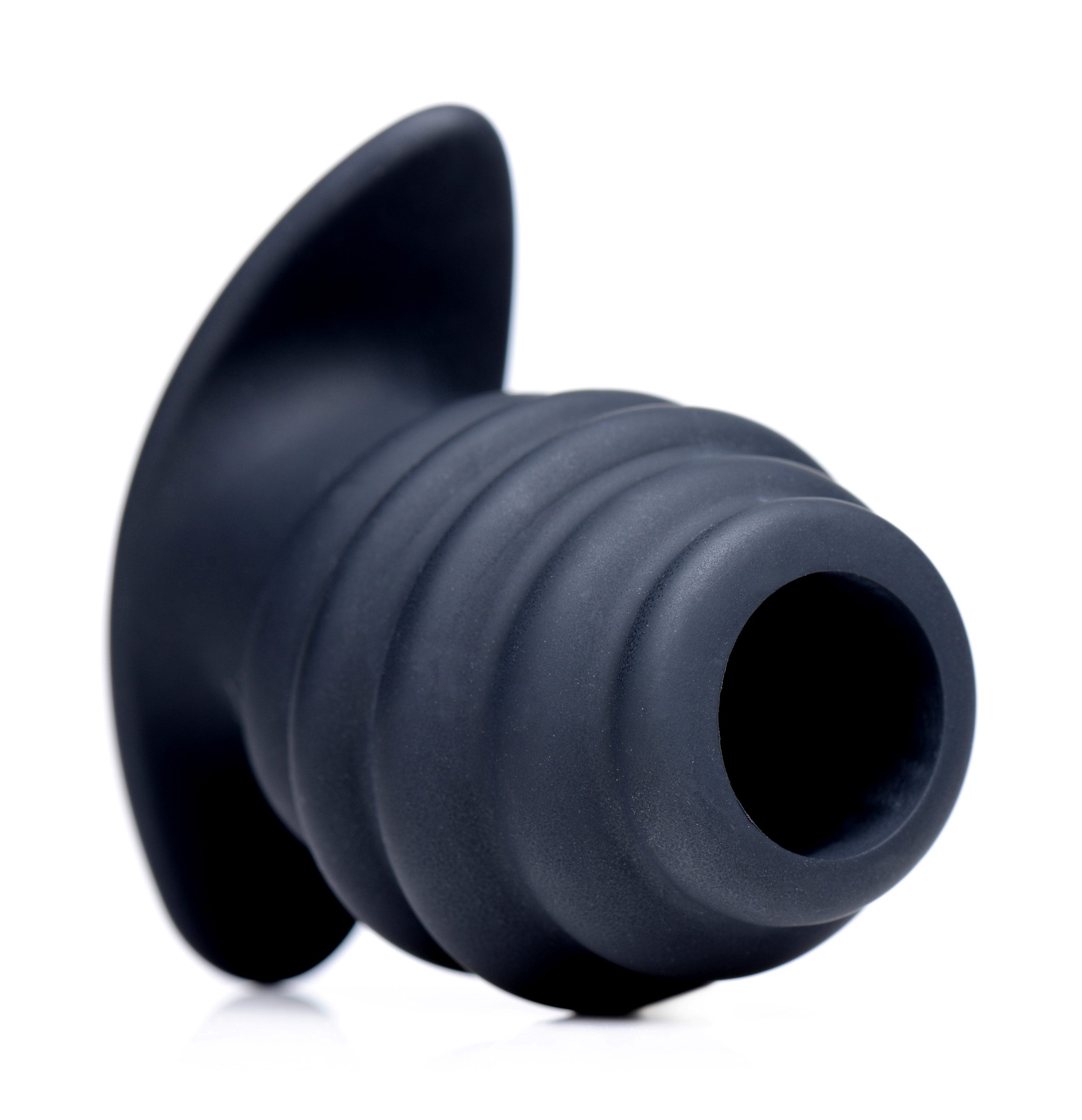 Hive Ass Tunnel Silicone Ribbed Hollow Anal Plug - Small - Image 2