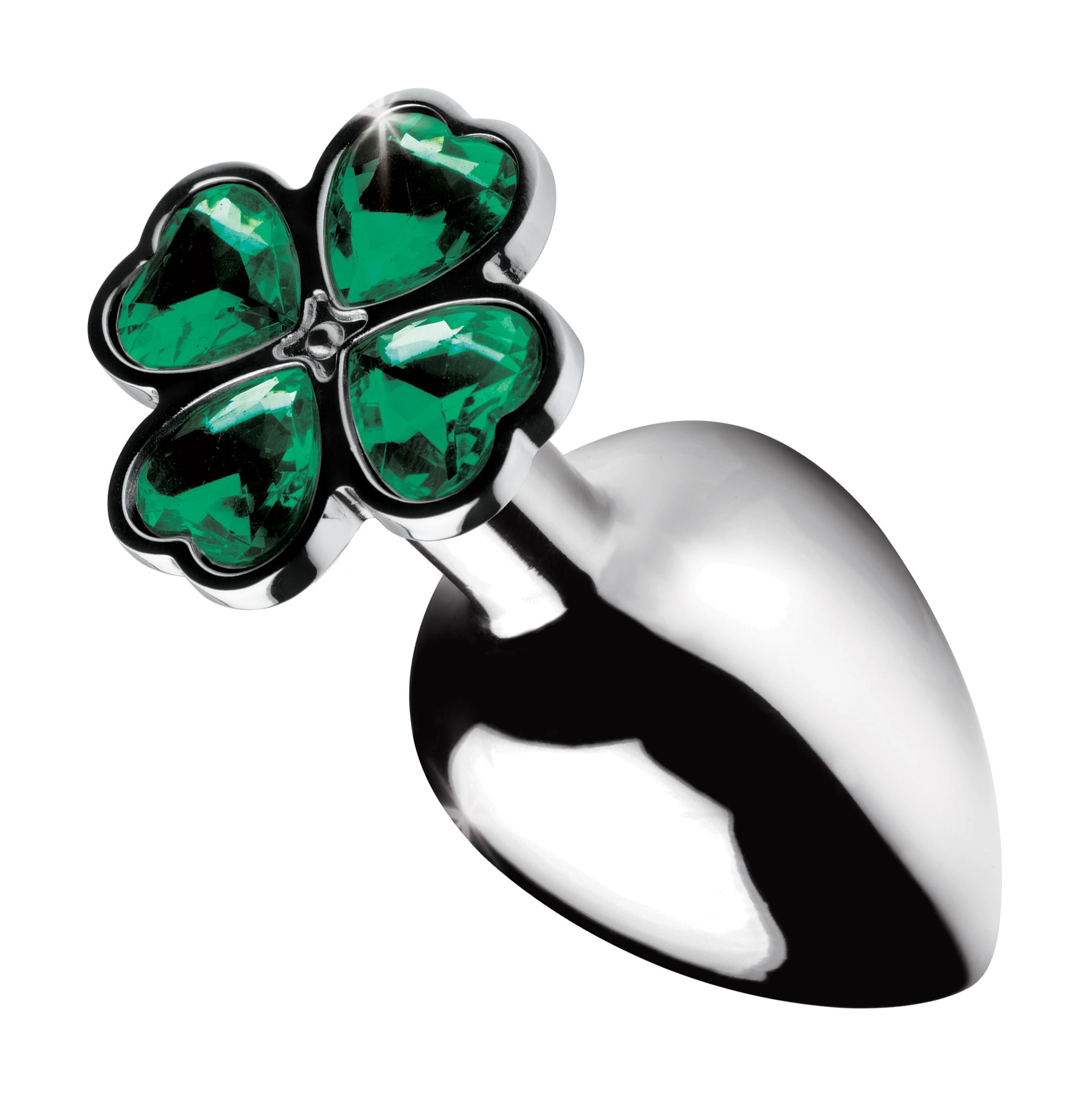 Lucky Clover Gem Anal Plug - Medium - Image 2