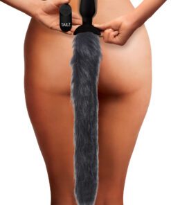 Remote Control Vibrating Fox Tail Anal Plug
