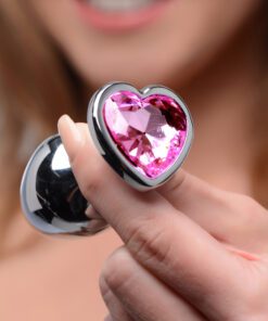 Pink Heart Anal Plug Set