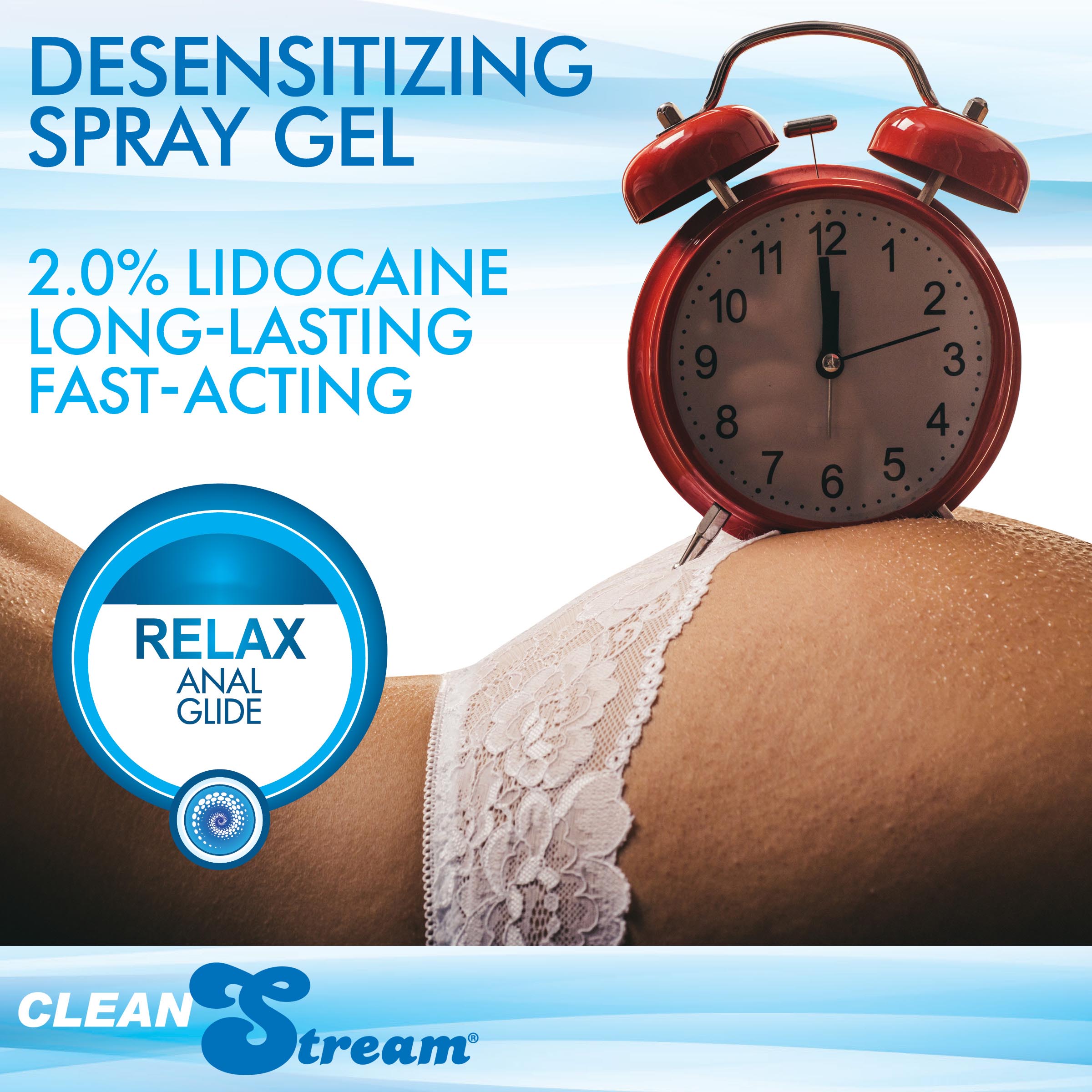 CleanStream Relax Desensitizing Anal Lube with Injector Kit - 4 oz - Image 2