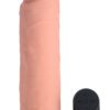 Big Shot Vibrating Remote Control Silicone Dildo - 9 Inch
