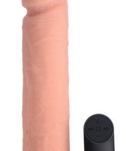 Big Shot Vibrating Remote Control Silicone Dildo - 9 Inch