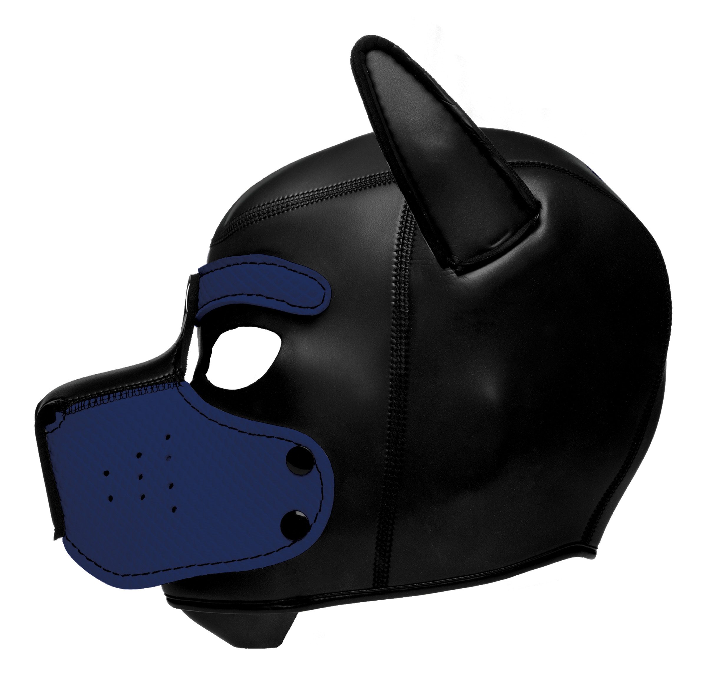 Spike Neoprene Puppy Hood - Blue - Image 4