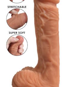 Easy Riders Dual Density Silicone Dildo - 8 Inch