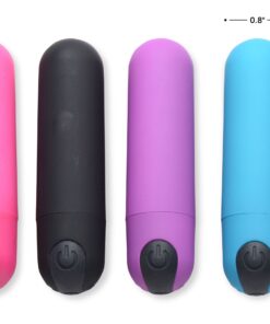 Vibrating Bullet with Remote Control - Purple