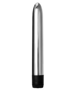 Trinity 7-Inch Slim Silver Vibrator