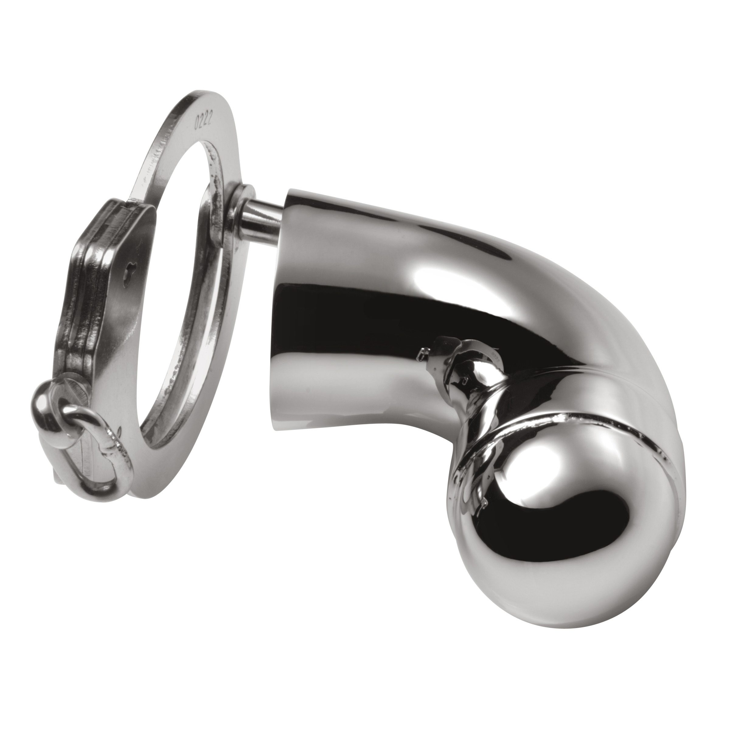 Stainless Steel Chastity Cock Cuff - Image 3