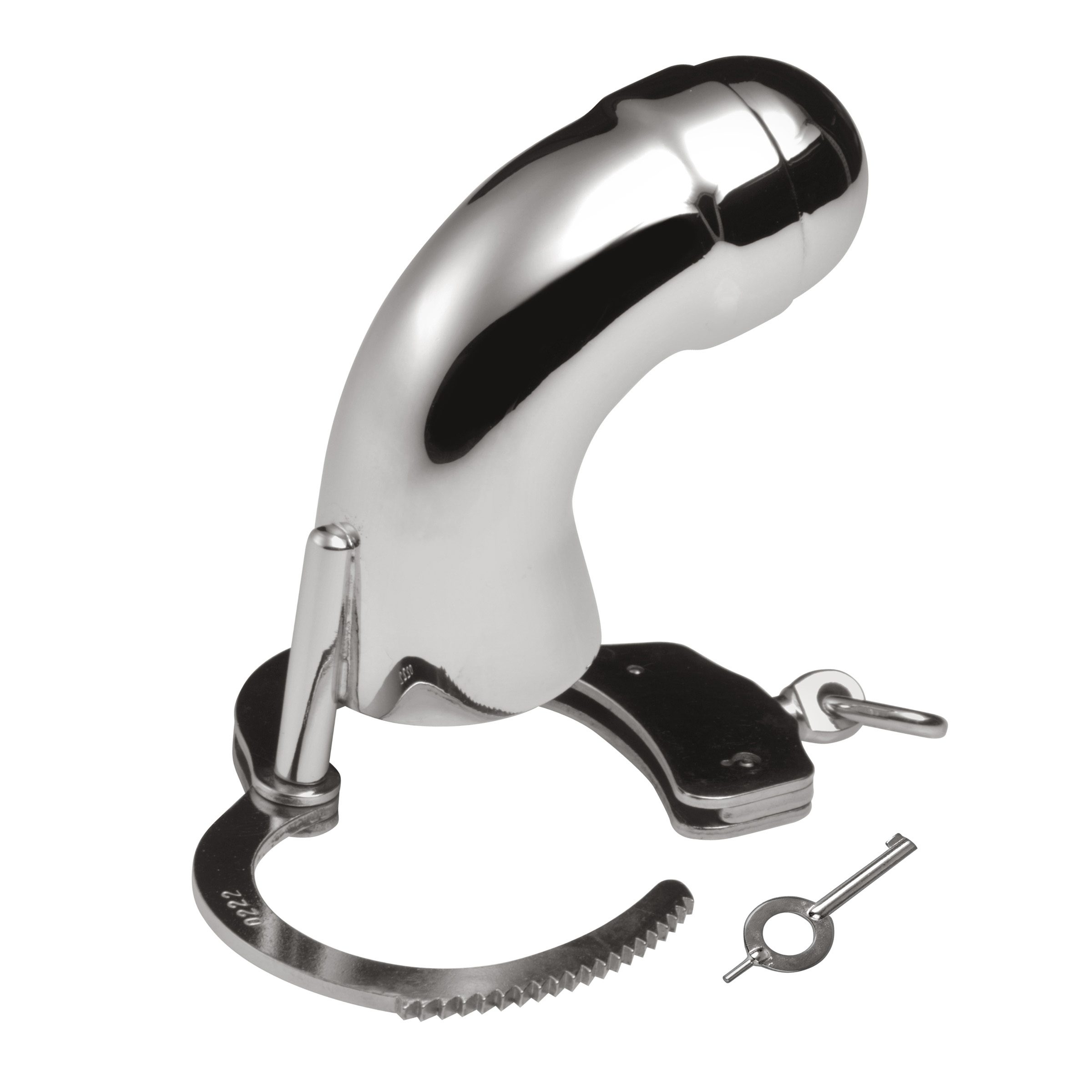 Stainless Steel Chastity Cock Cuff - Image 4