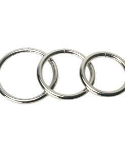 Trine Steel Ring Collection