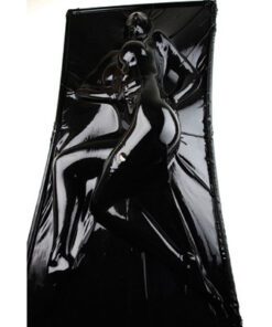 Extreme Black Latex Vacuum Bed